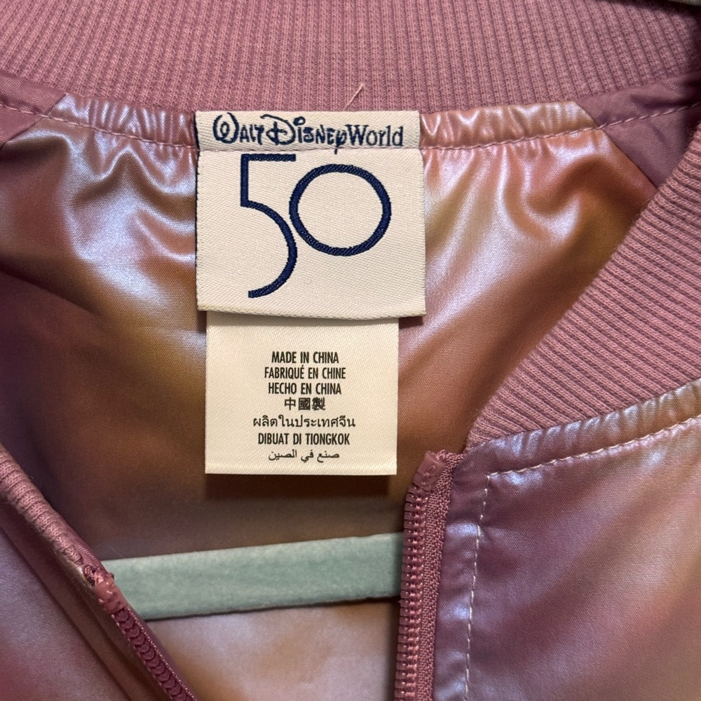 Disney World 50th Anniversary Pink Jacket - Picture 3 of 3